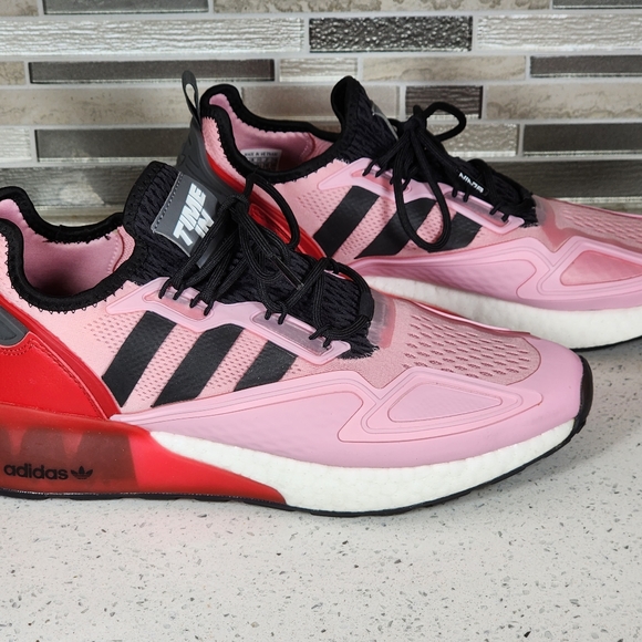adidas Other - 🌟🥷2020 Ninja x ZX 2K Boost 'Time In - True Pink Scarlet Mens ~ 11.0 🥷🌟